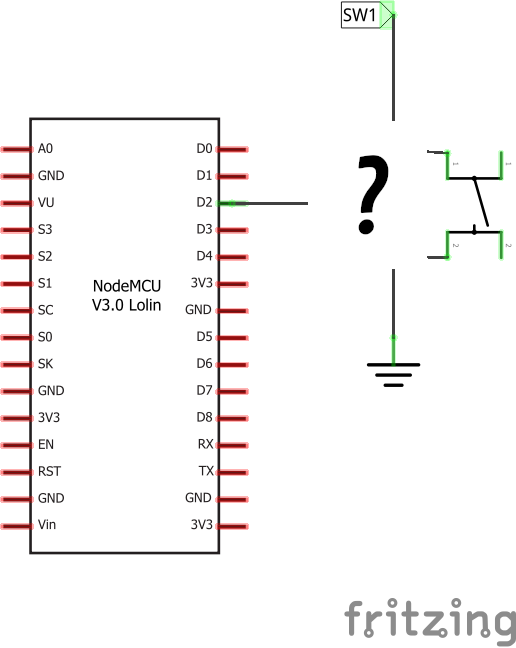 We need a component that can convert an output signal into a connection between node SW1 and GND.